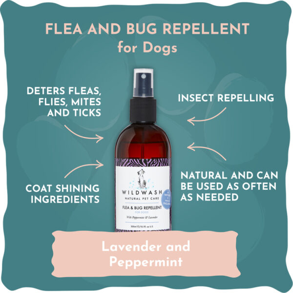 WildWash PRO Flea & Bug Repellent for Dogs & Horses