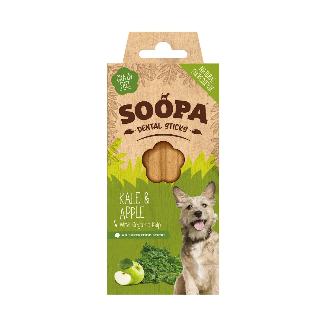 Soopa Kale & Apple Dental Sticks