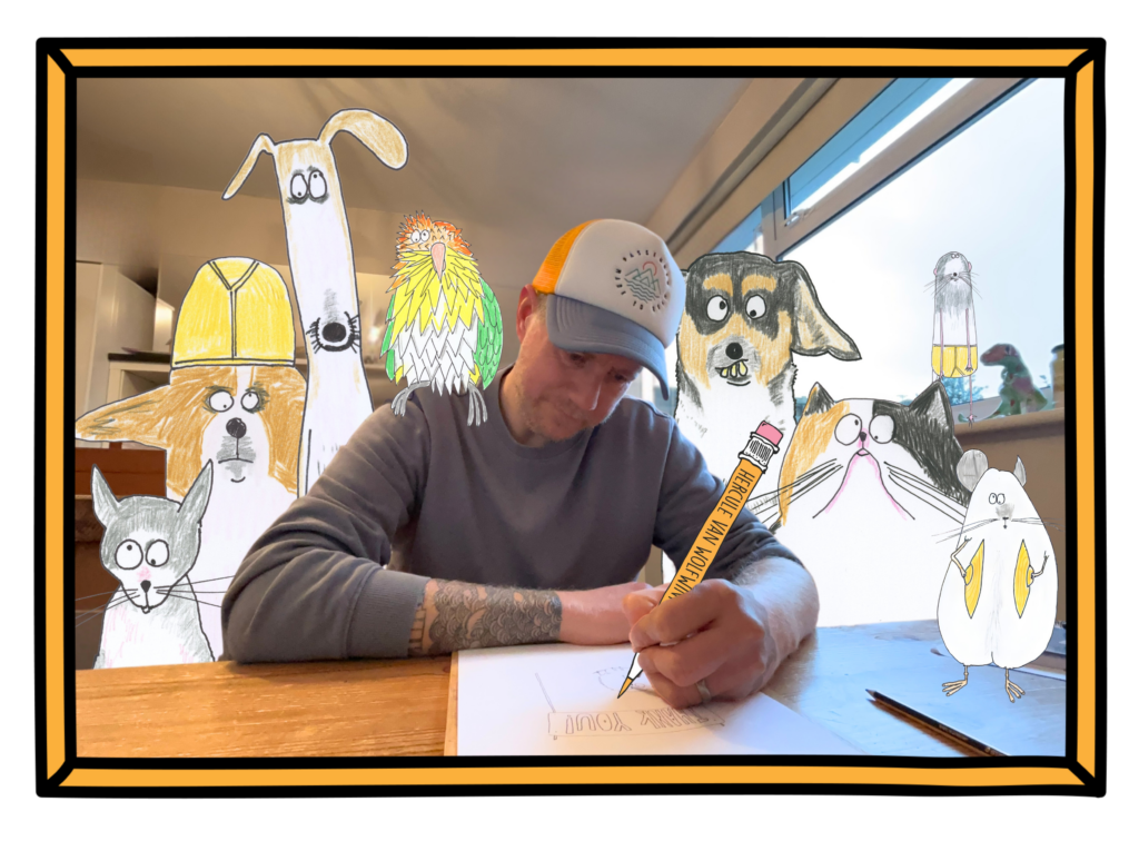 'Rubbish' pet artist raises £450,000 for charity