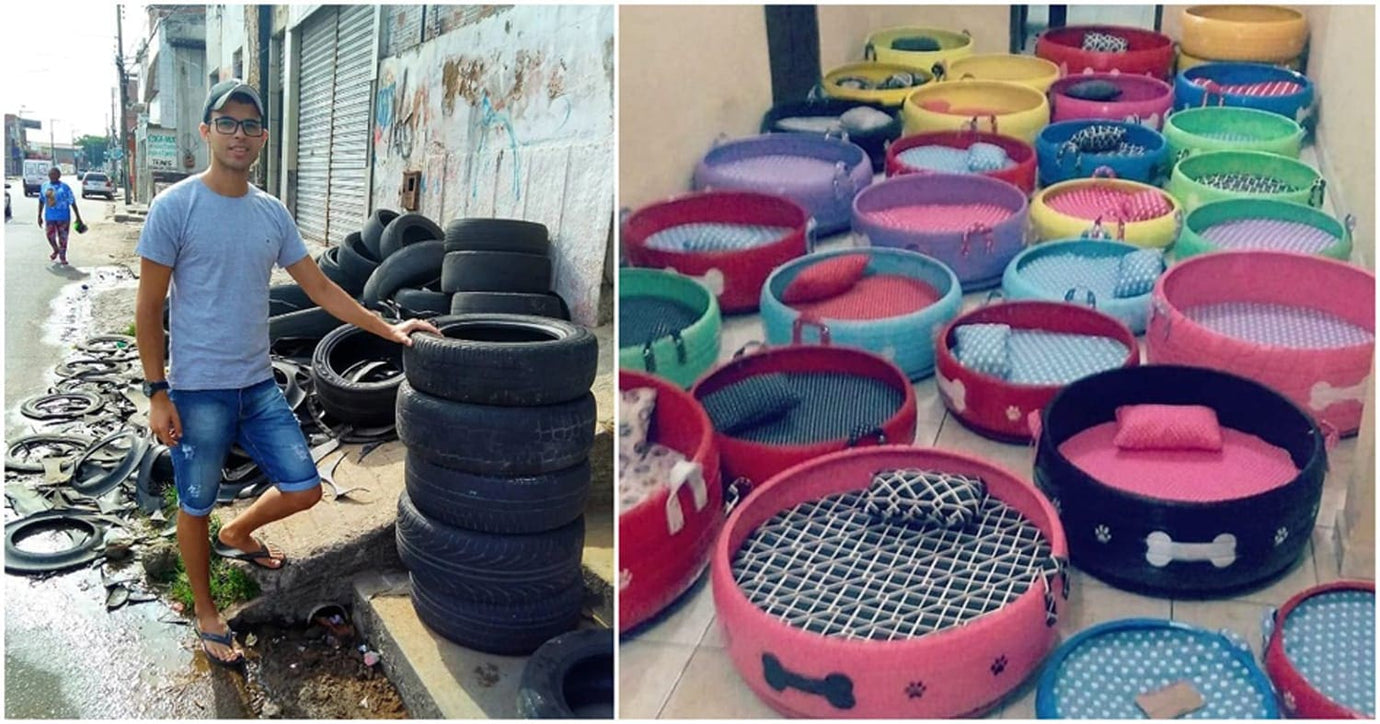 tyre pet beds