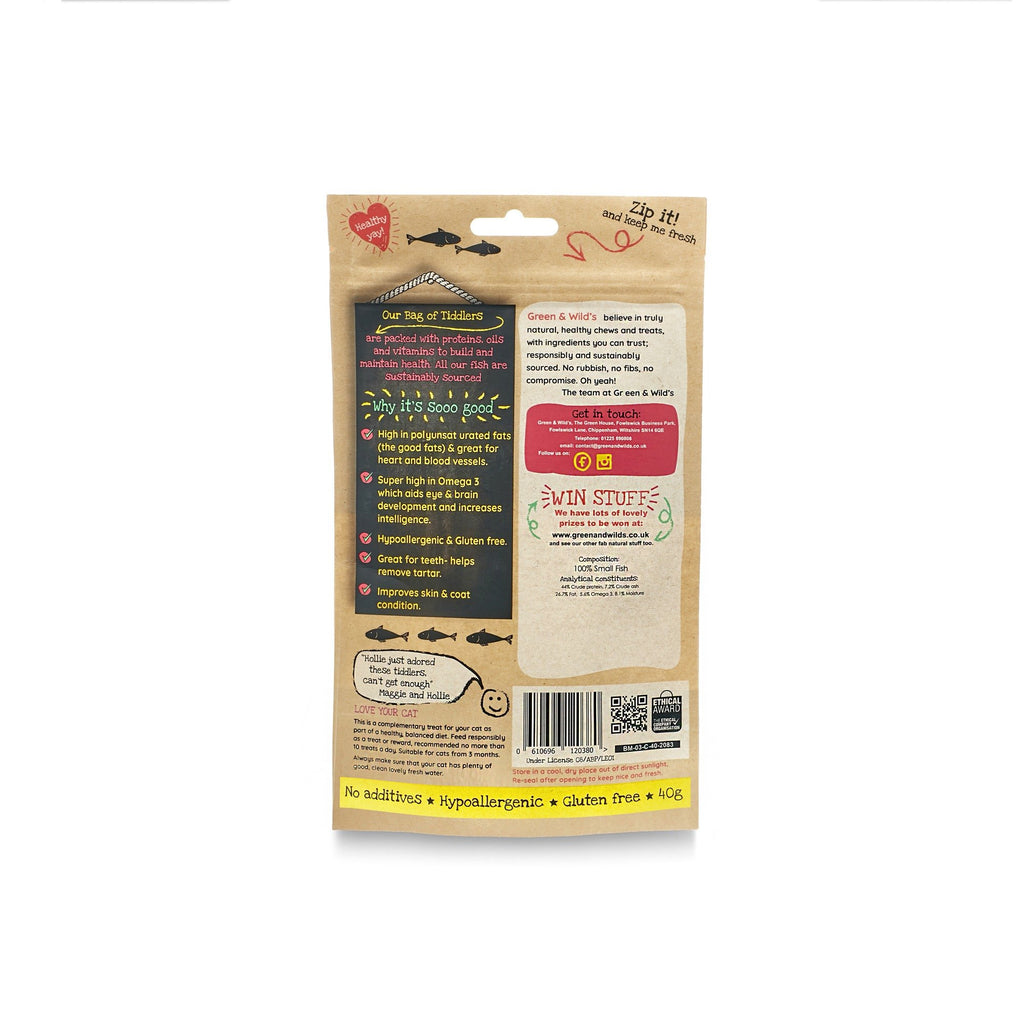 Green & Wild's Bag of Tiddlers (Cats) 40g