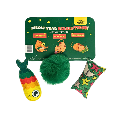 Rúin Bliana MyMeow Meow, Catnip Toy Set