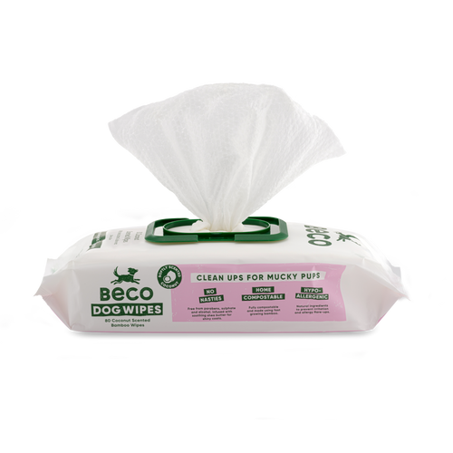 Beco Bambú Wipes Madraí, Scent Cnó cócó, 80 Pacáiste