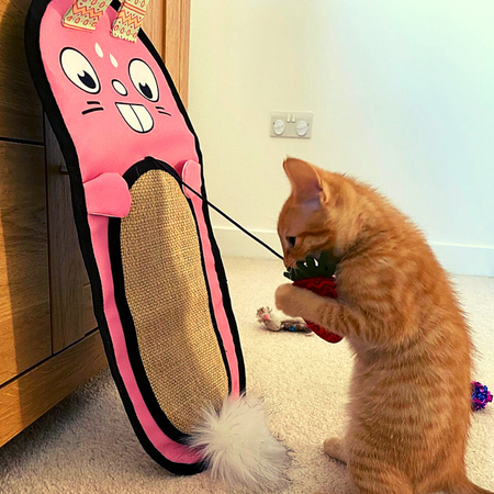 MyMeow Bunny Cat Scratcher le hanger