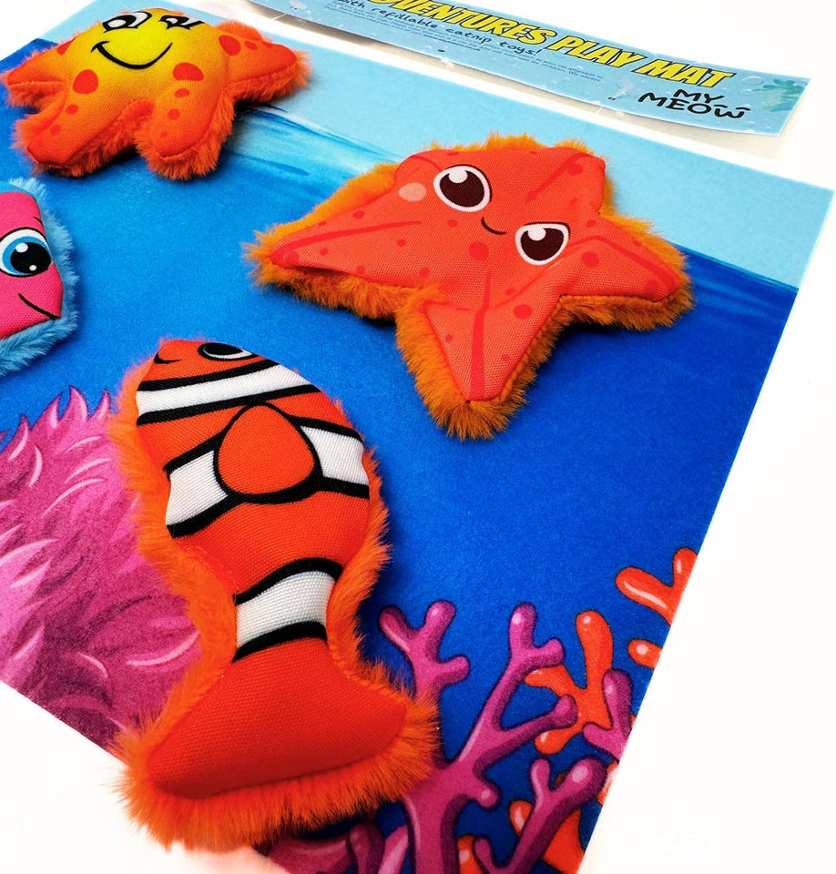 MyMeow Aqua Adventures 5-in-1 Cat Toy Set