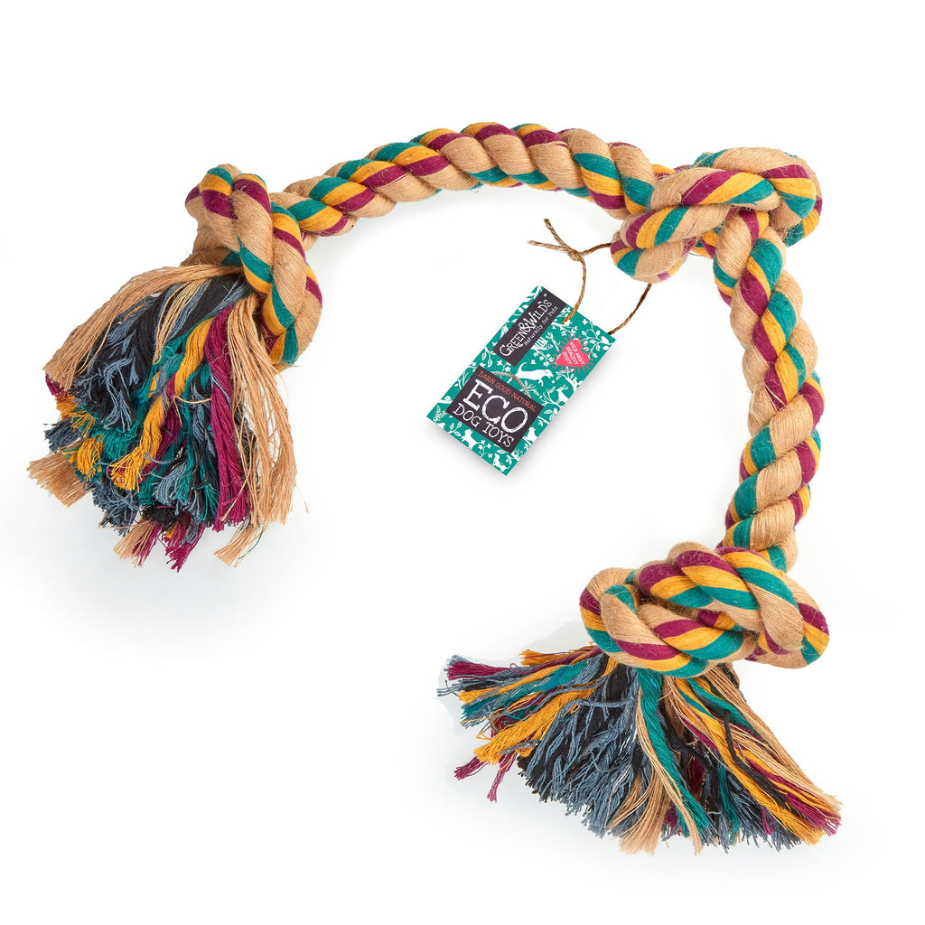 Green & Wild's Big Rope 3 Knot, Eco Toy