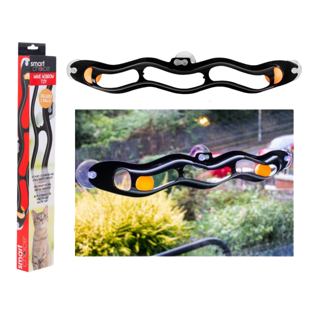 Tegan Cat Trac Ffenestr Rhyngweithiol WufWuf & Smart Choice