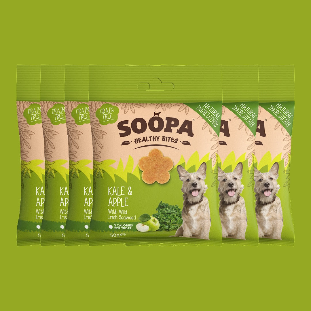 Soopa Kale &amp; Bites Sláintiúla Apple