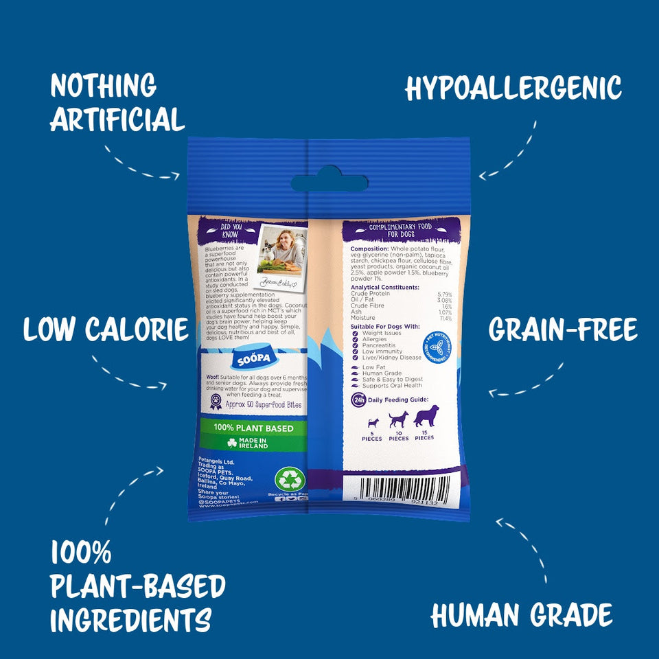 Soopa Apple & Blueberry Healthy Bites