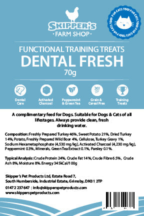 Skipper's Dental Fresh Training Treats 70g