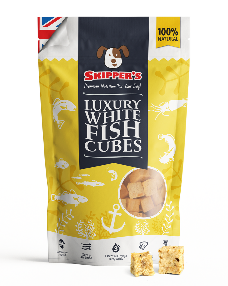 Skipper's Luxury White Fish Cubes 250g