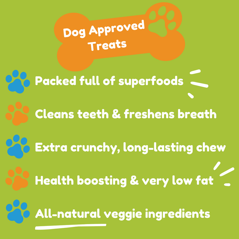 MooRoo's Green Goodness Dental Chews (Small-Medium Dogs)