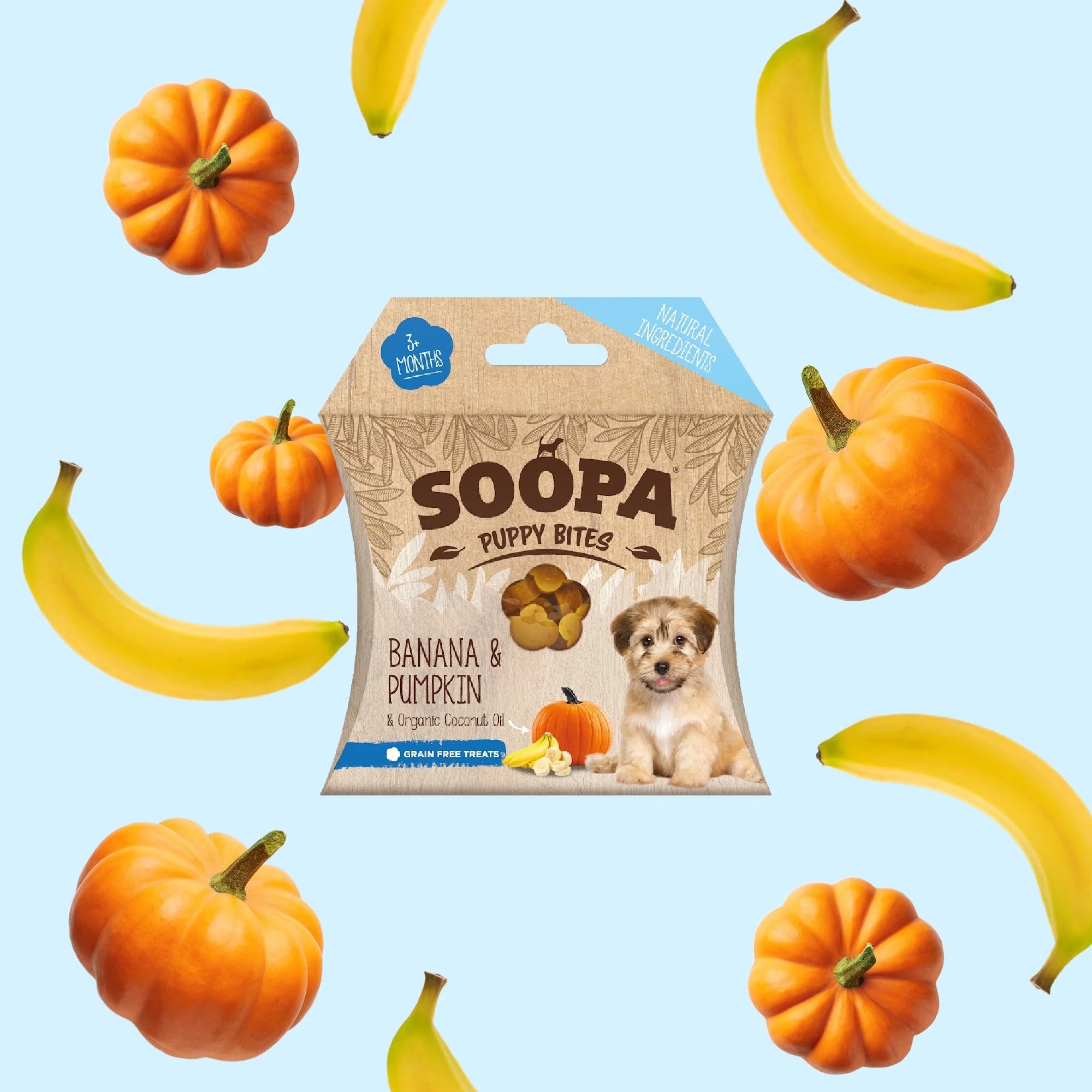 Soopa Banana & Pumpkin PUPPY Healthy Bites