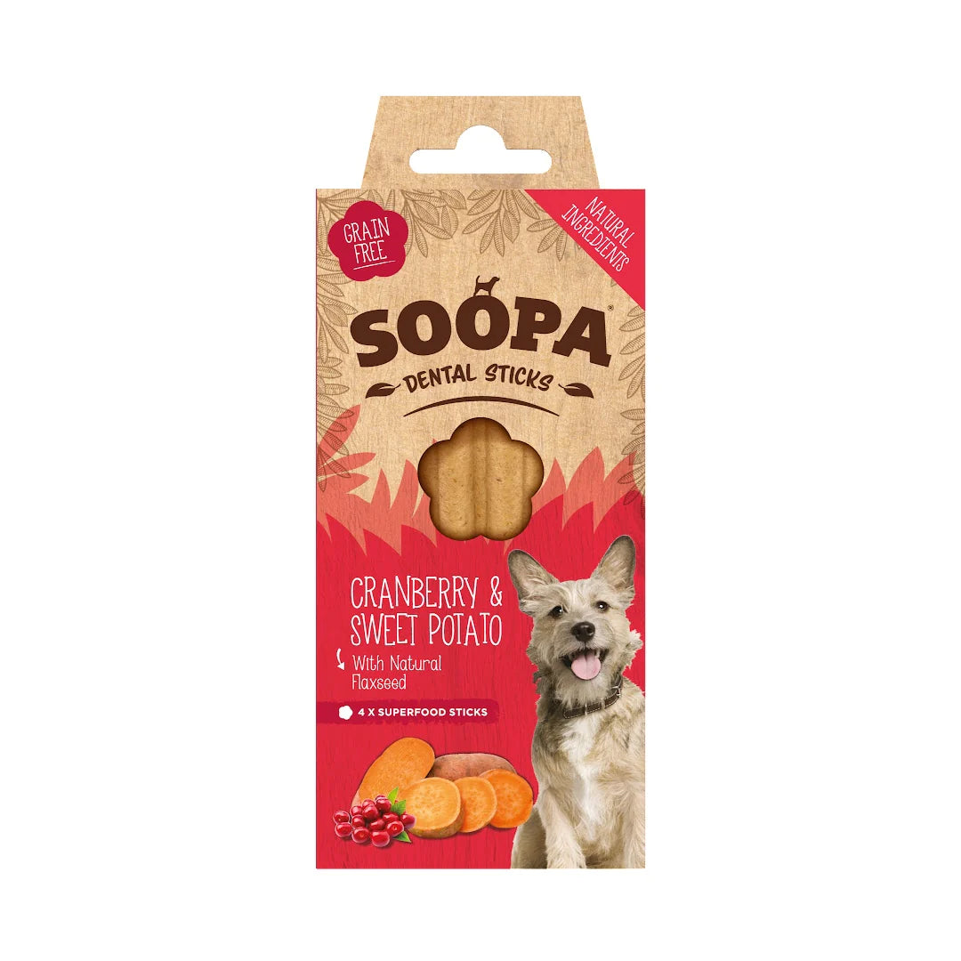 Soopa Cranberry & Sweet Potato Dental Sticks