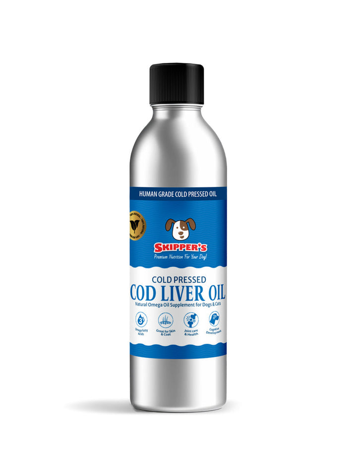 Skipper's Cold Pressed Cod Liver Oil for Cats and Dogs 250ml