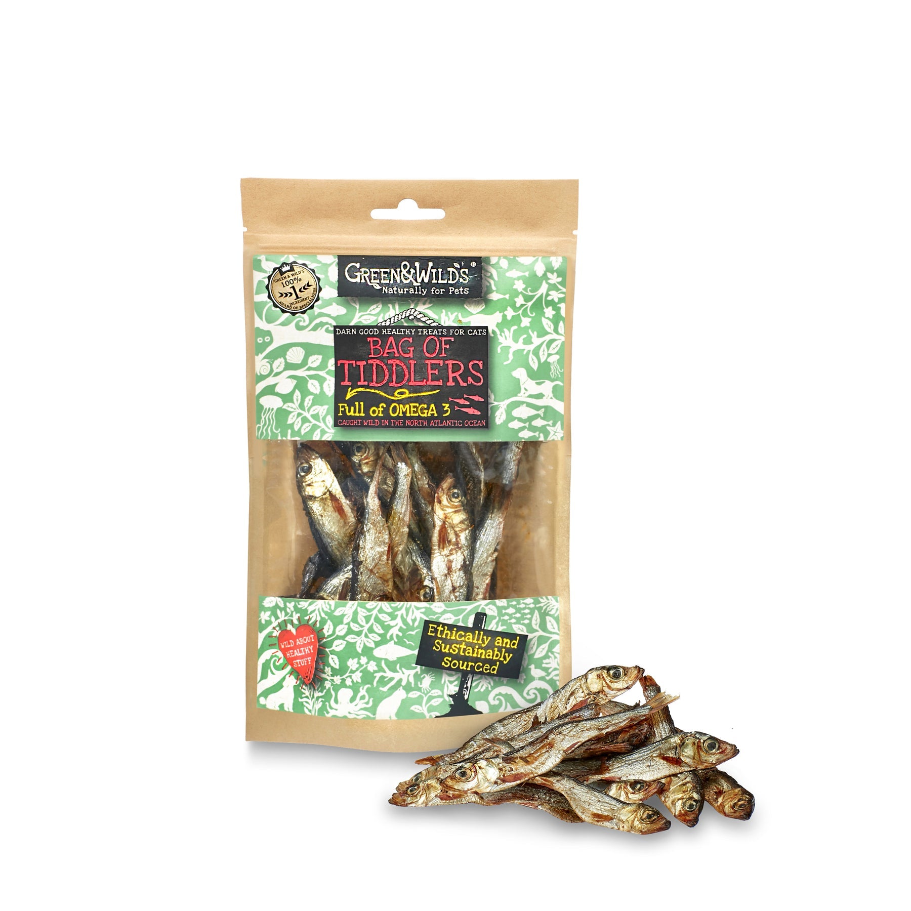 Green & Wild's Bag of Tiddlers (Cats) 40g